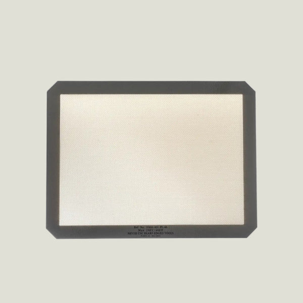 Rectangular air filter with a black frame on a white background