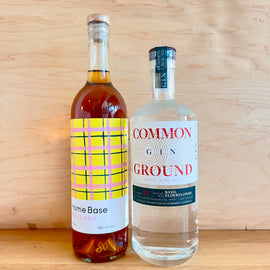 Common Ground Gin and Home Base Whiskey Tasting