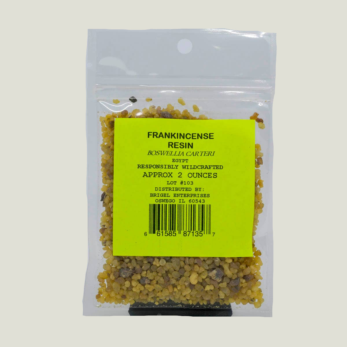 Frankincense Resin – Alkali Rye - Oakland's Beverage Shop