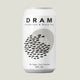 DRAM cardamom & black tea can on a light gray background